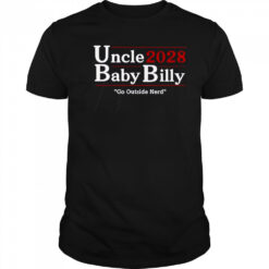 Uncle Baby Billy 28 Go Outside Nerd T-Shirt