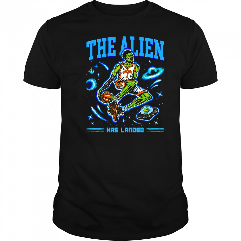 Victor Wembanyama San Antonio Spur the Alien has landed shirt