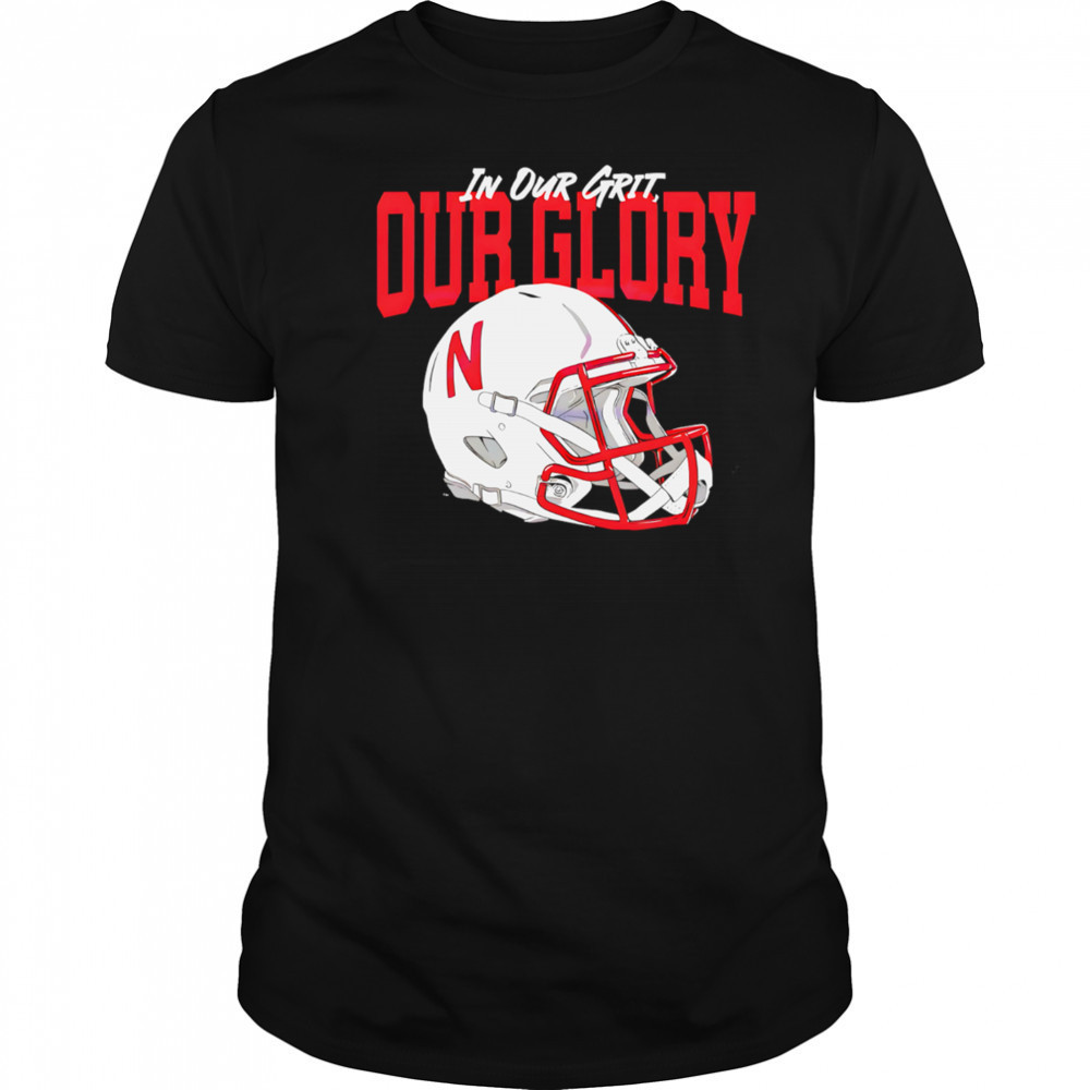 Vintage Nebraska Cornhuskers Football Helmet Grit And Glory shirt