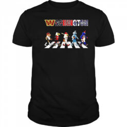 Washington Sports Teams Mascot Abbey Road 2025 Shirt