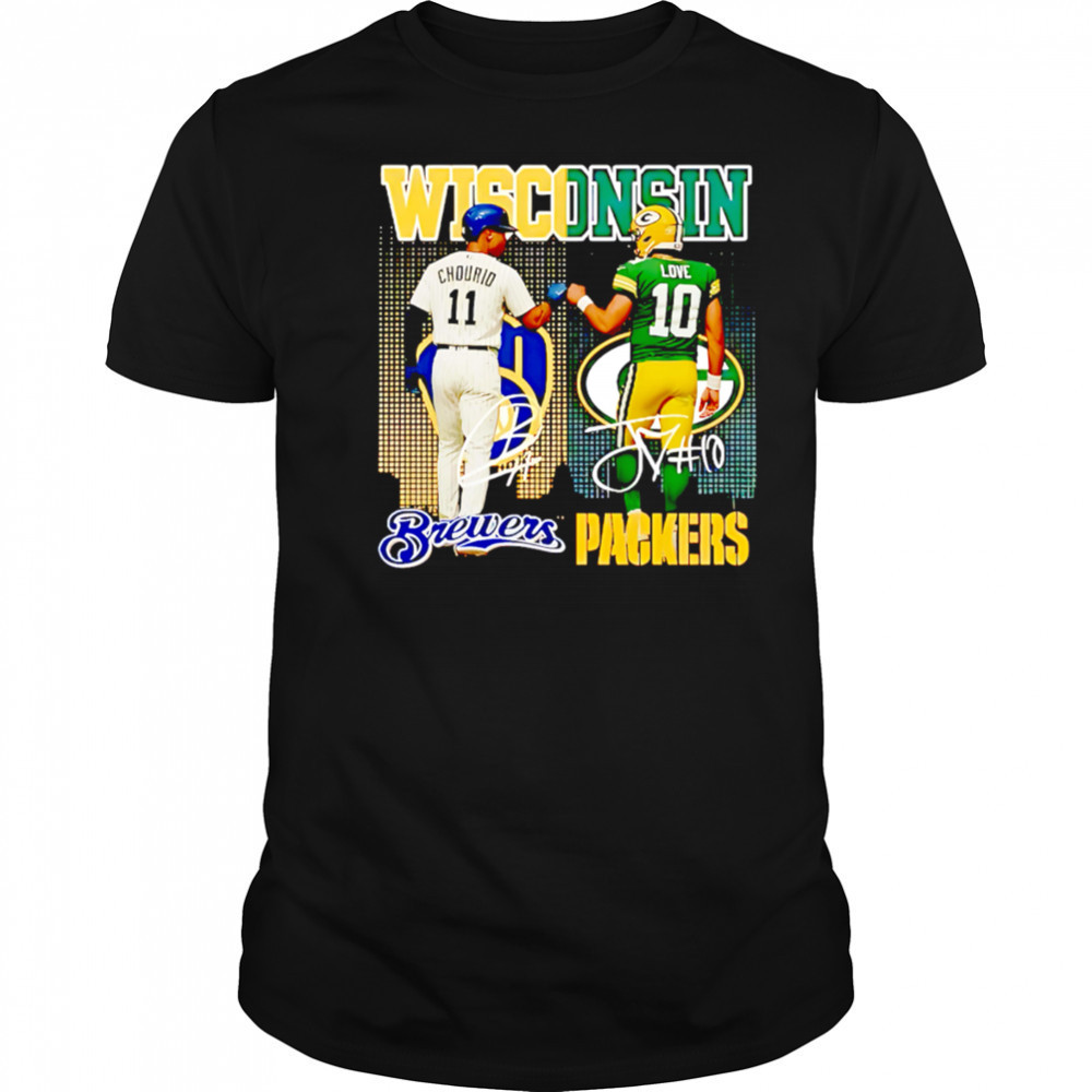 Wisconsin brewers and Packers star power shirt