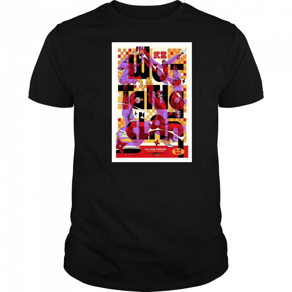 Wu-Tang Clan On June 18 2025 In Phoenix AZ Tour Poster T-Shirt