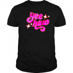 Yee Haw style pink letter shirt