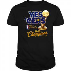 Yes ‘Cers Indiana Pacers NBA Finals 24 25 Champions Trophy logo shirt