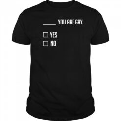 You Are Gay Yes No T-Shirt