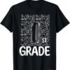 1st Grade Typography Team First Grade Teacher Back To School T-Shirt 1st Grade Typography Team First Grade Teacher Back To School T-Shirt