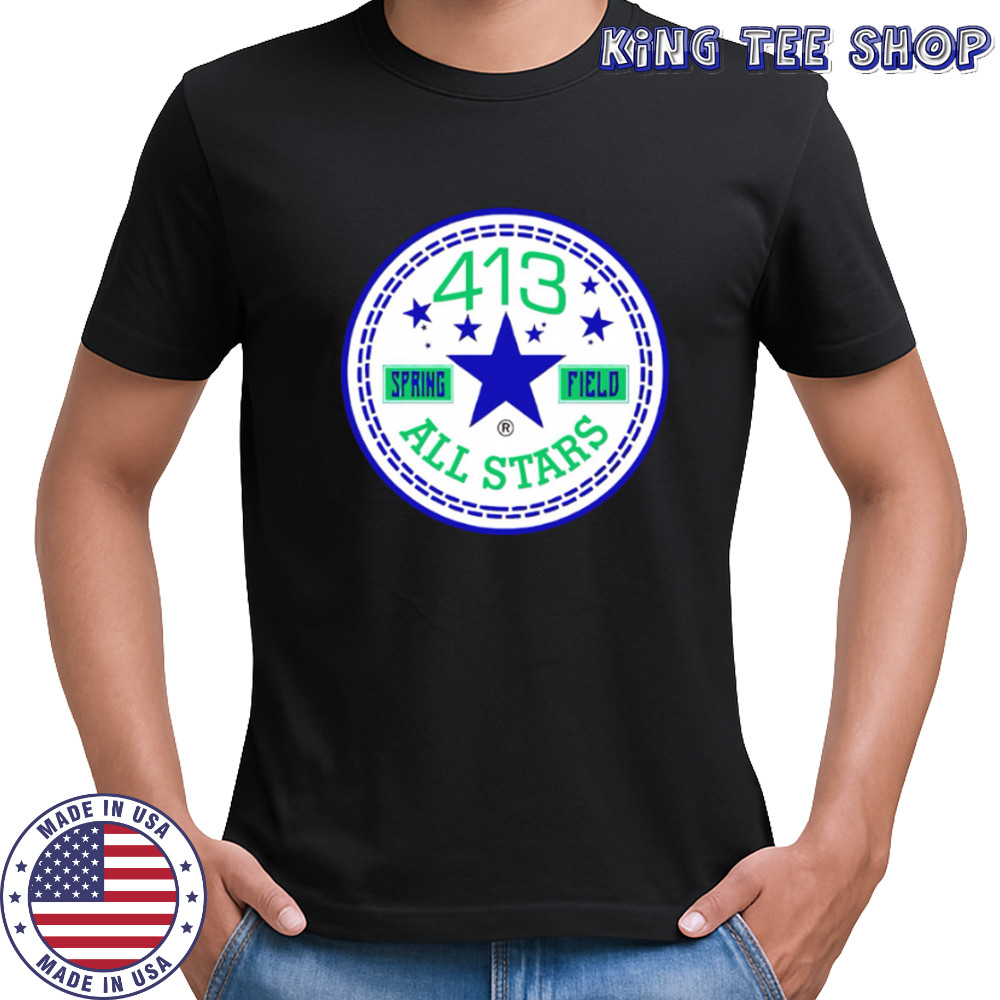 413 spring field all stars logo shirt