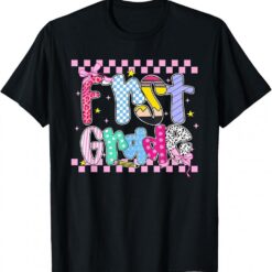 Back To School Hello First Grade Team 1st Grade Boy Girl T-Shirt