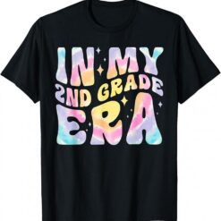 In My 2nd Grade Era Funny Back To School Groovy Teacher Mom T-Shirt