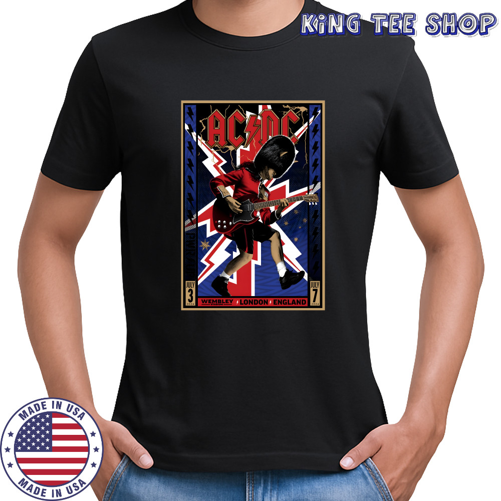 AC-DC Jul 3 2024 At Wembley Stadium In London UK Poster Shirt