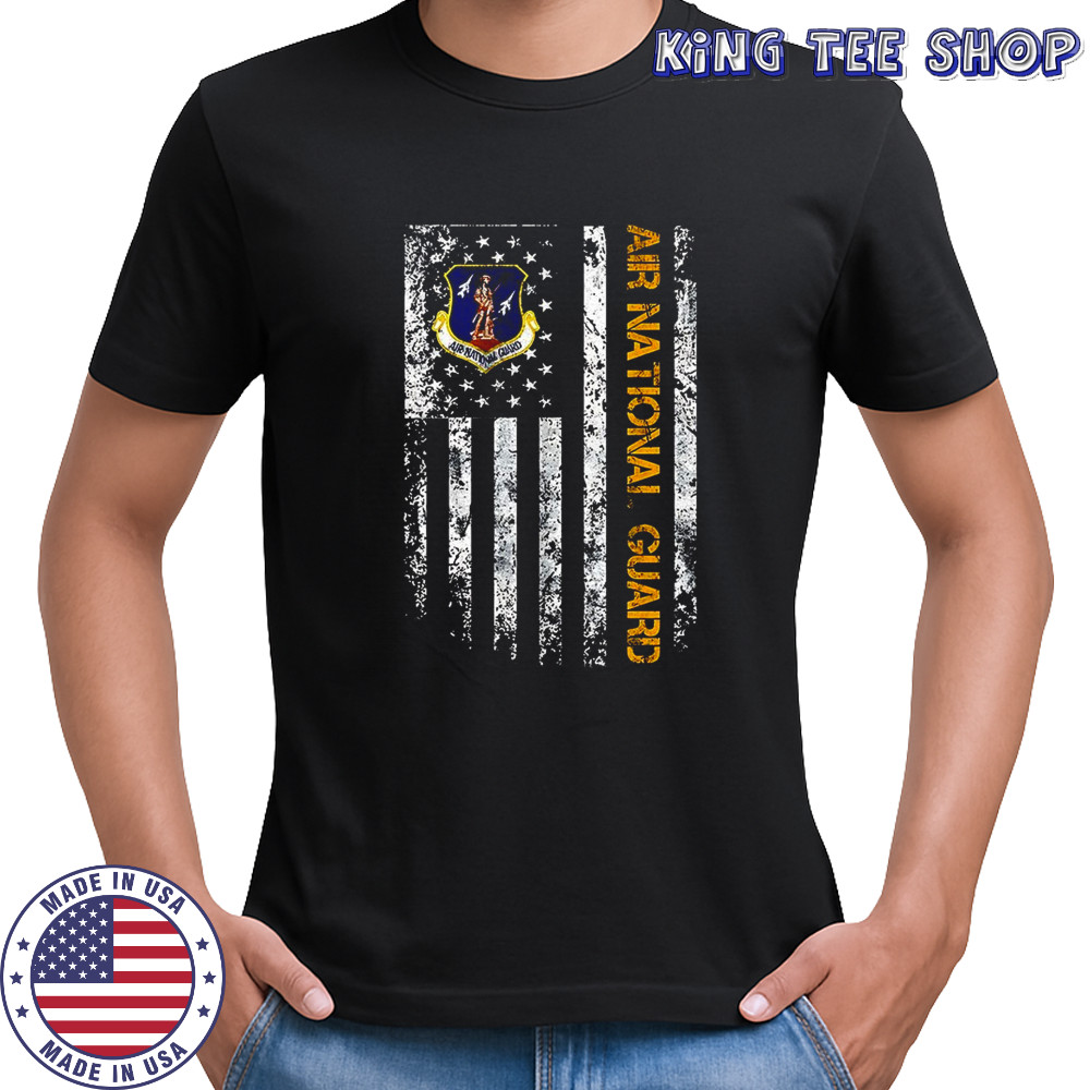 Air National Guard American flag shirt