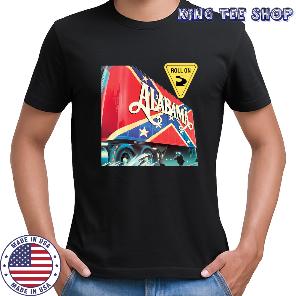 Alabama Band Roll On British Flag T-Shirt