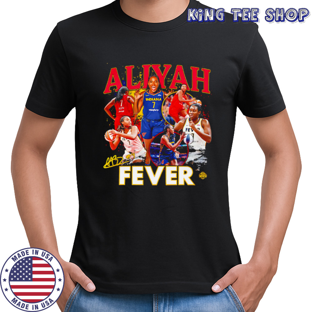 Aliyah Boston Indiana Fever WNBA All-Star signature shirt