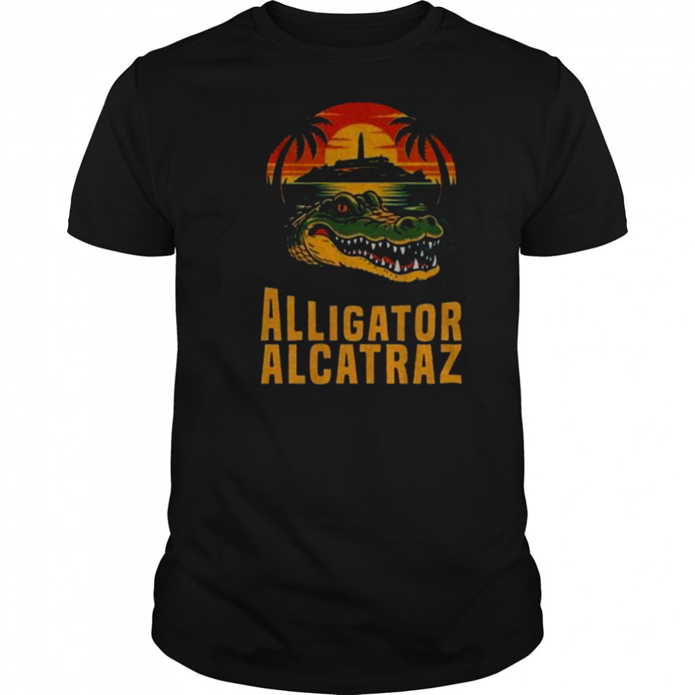 Alligator Alcatraz retro shirt