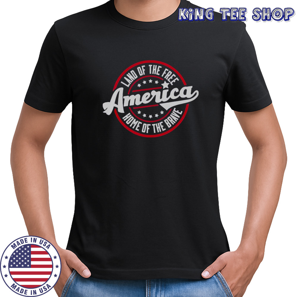 America Land Of The Free Home Of The Brave T-Shirt