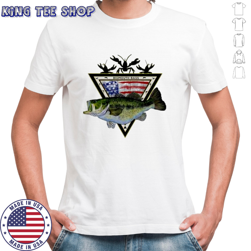American Largemouth Bas Performance Seagrass shirt
