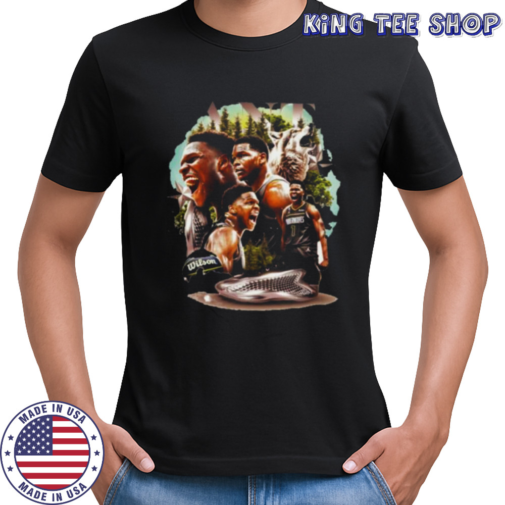 Anthony Edwards Minnesota Timberwolves basketball 2025 NBA shirt