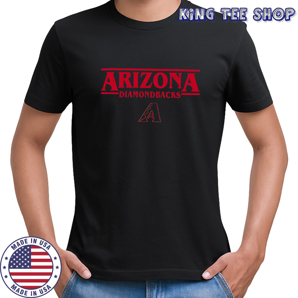 Arizona Diamondbacks X Stranger Things Logo T-Shirt