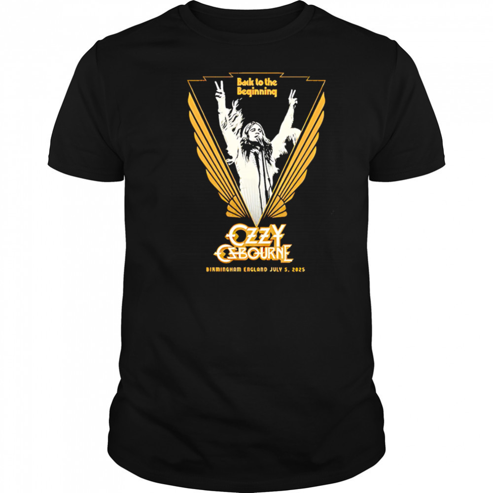Back To The Beginning Ozzy Osbourne 2025 shirt