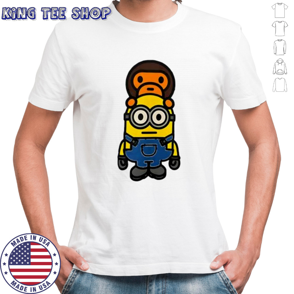 BAPE monkey x Minions shirt