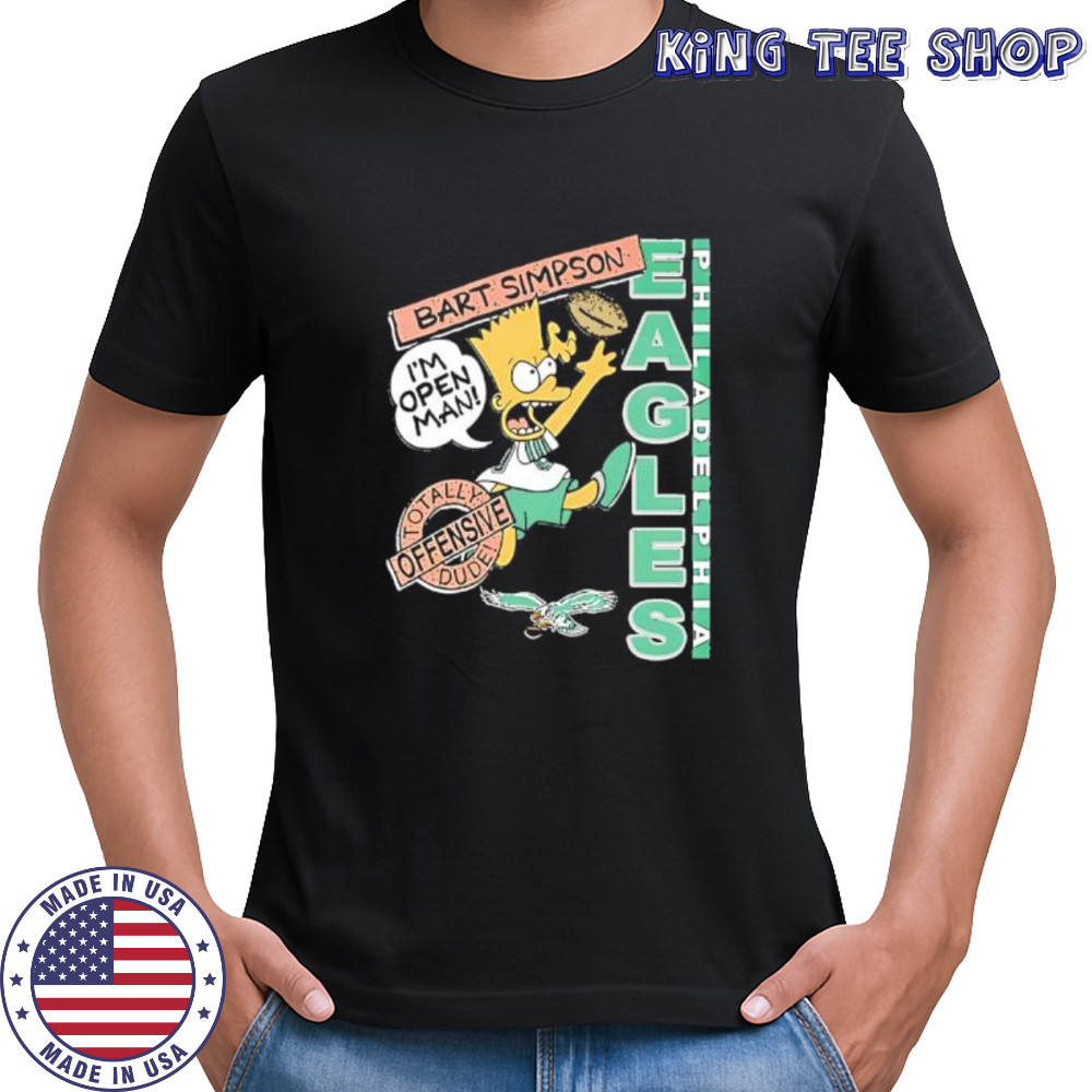 Bart Simpson Eagles NFL shirt