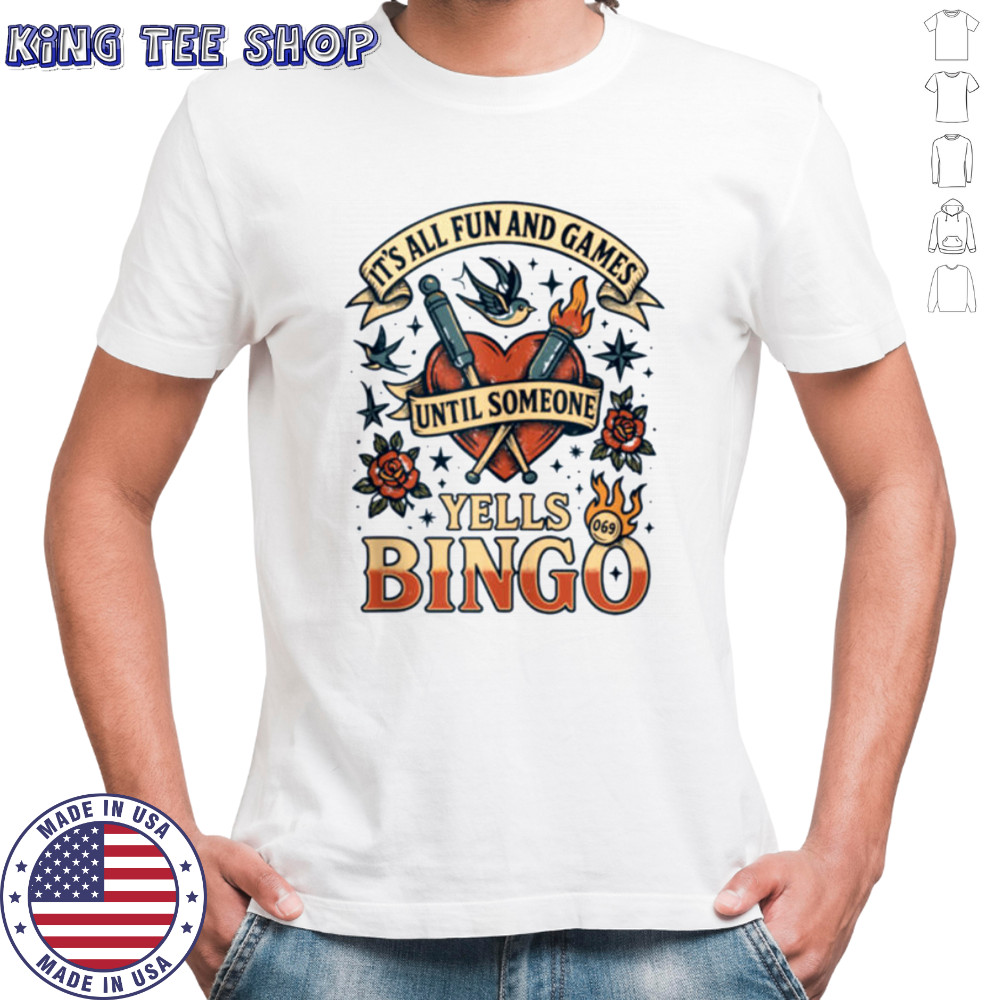 Bingo Tattoo Tee Mom Lucky Bingo Queen Top Shirt