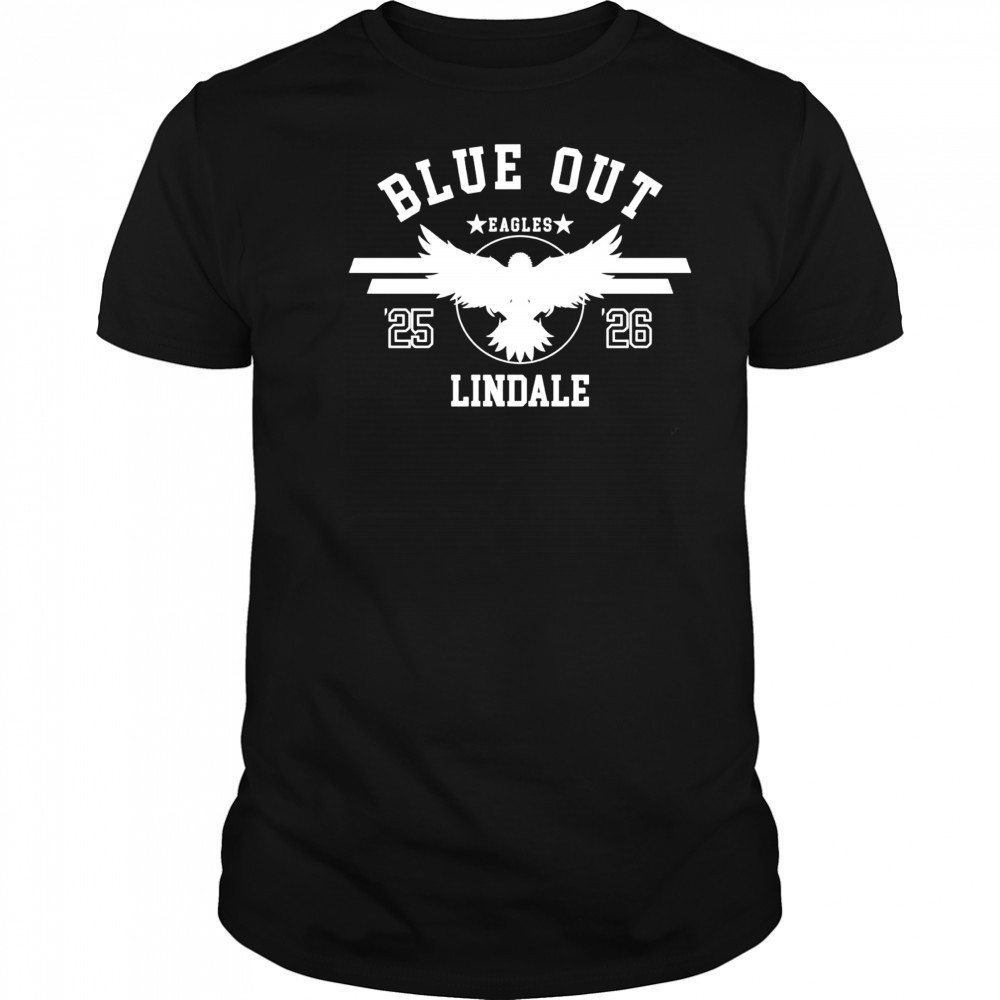 Blue out Eagles Lindale shirt