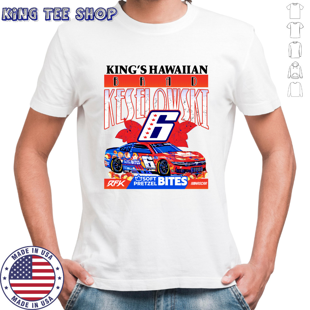 Brad Keselowski King's Hawaiian Soft Pretzel Bites Car T-Shirt