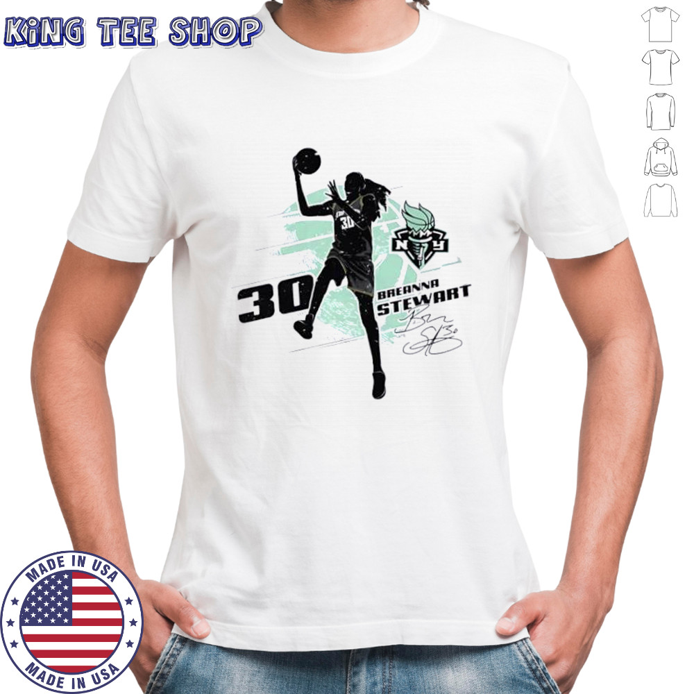 Breanna stewart new york liberty silhouette shirt