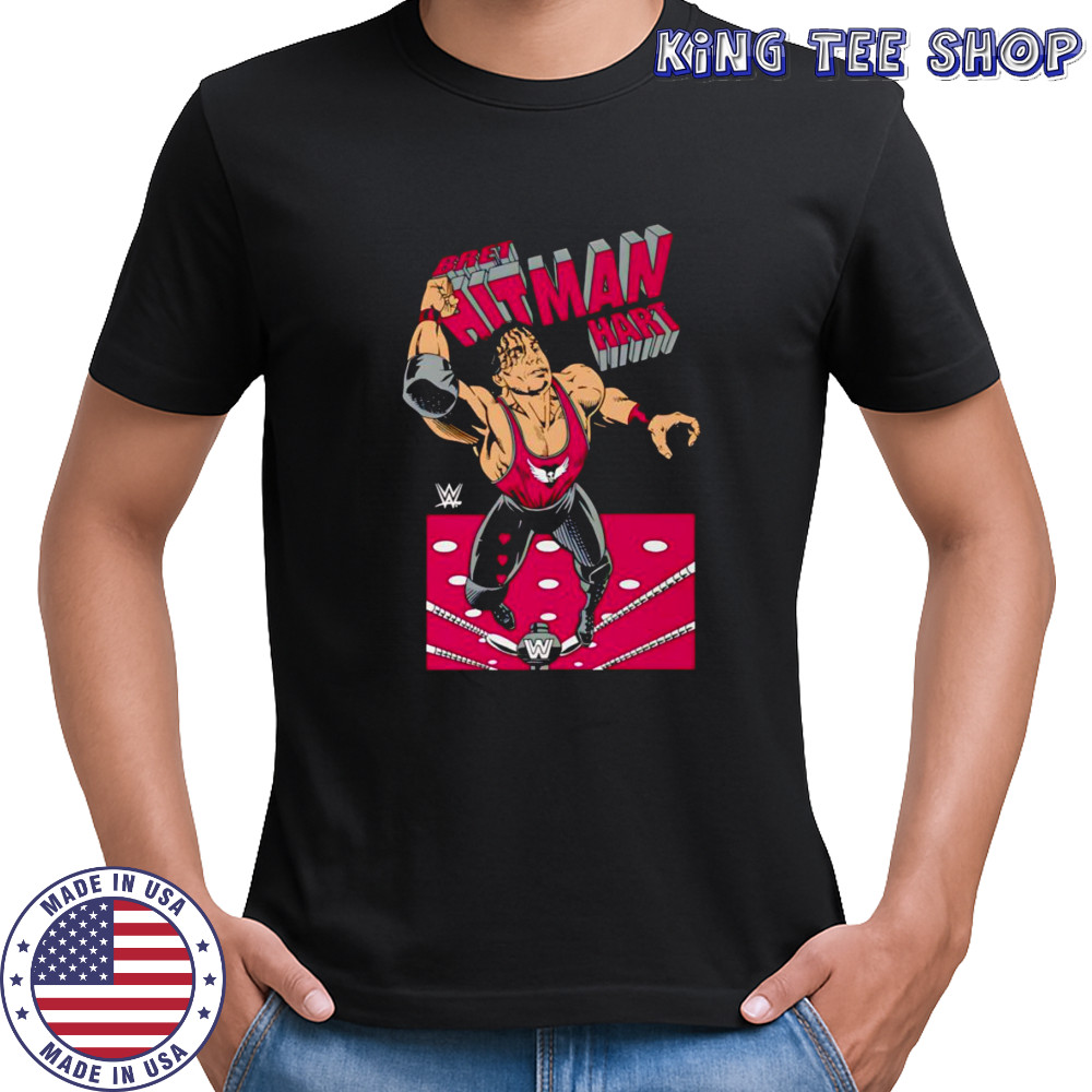Bret Hart caricature shirt