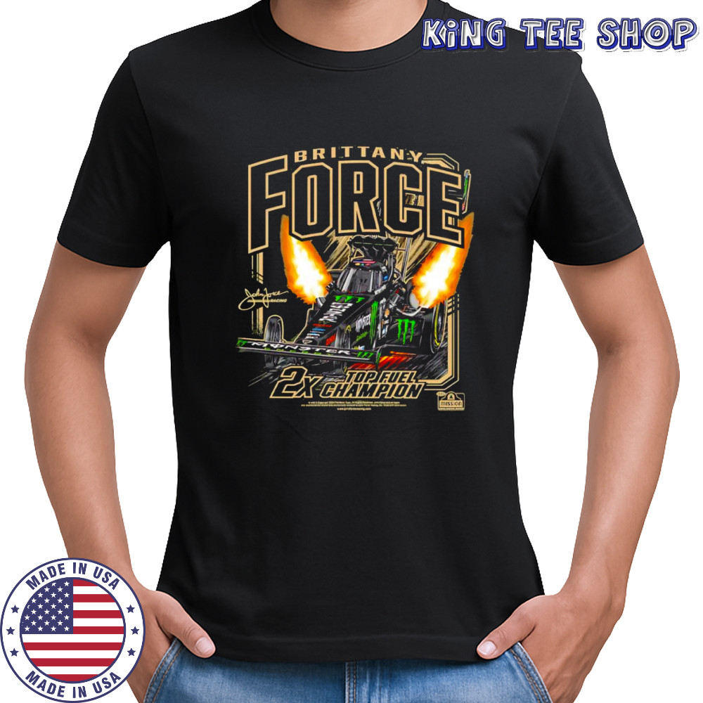 Brittany Force Miltary 2x shirt