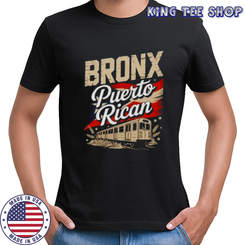 Bronx Puerto Rican Heritage Subway Train Vintage Urban Pride Pullover Shirt