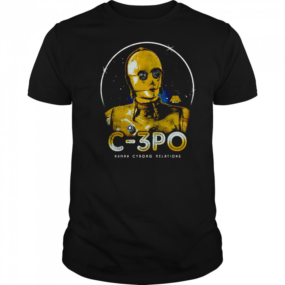C-3PO human cyborg relations shirt