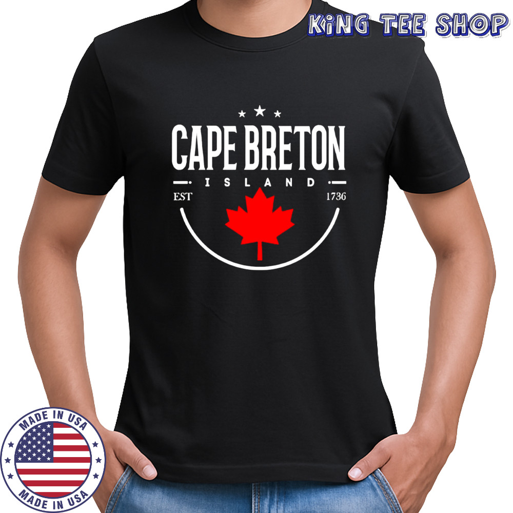 Cape Breton Island est 1736 shirt