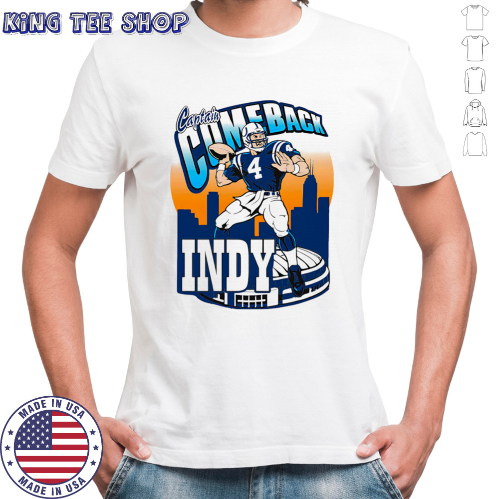 Captain Comeback Jim Harbaugh Indy football shirt