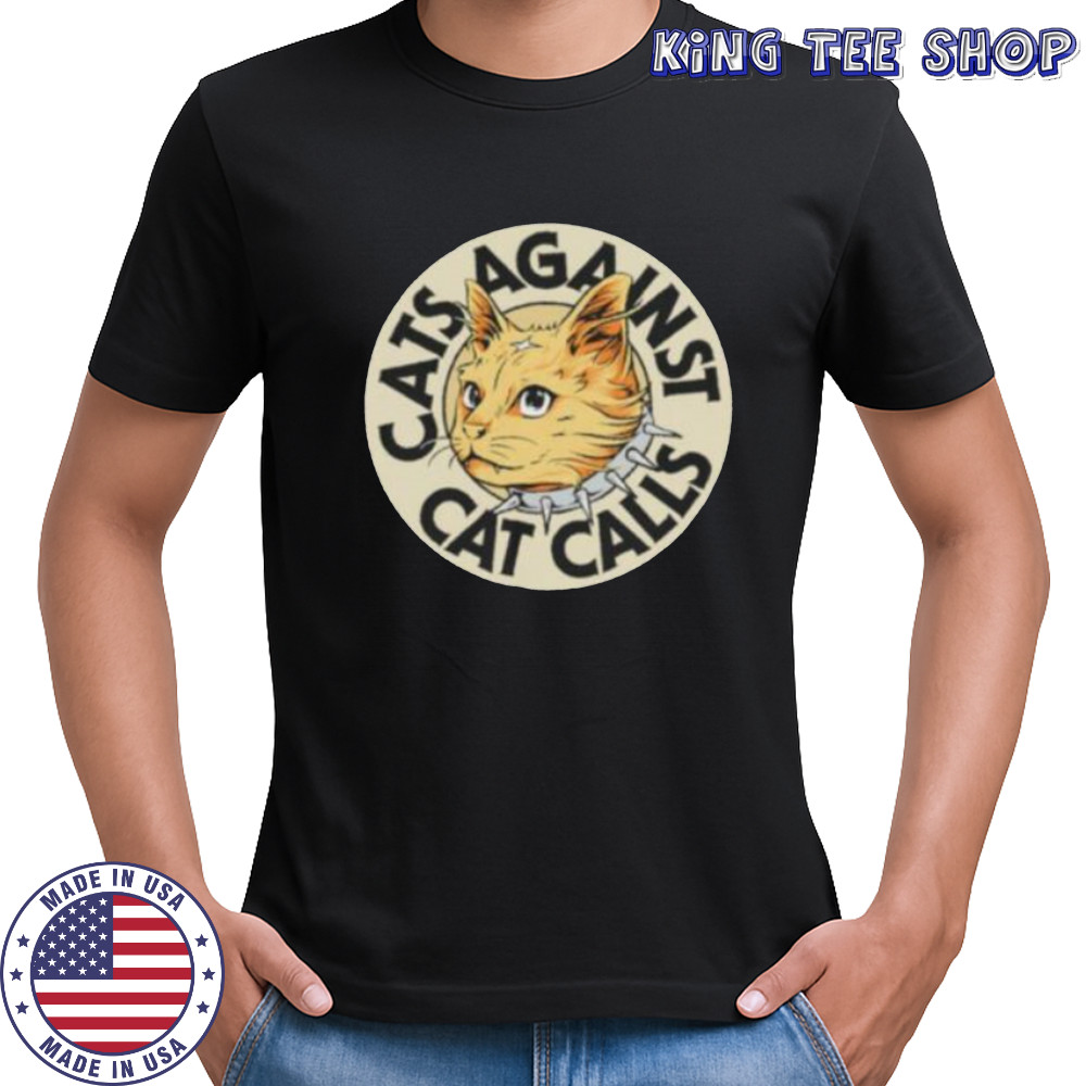 Cats against cat calls logo shirt