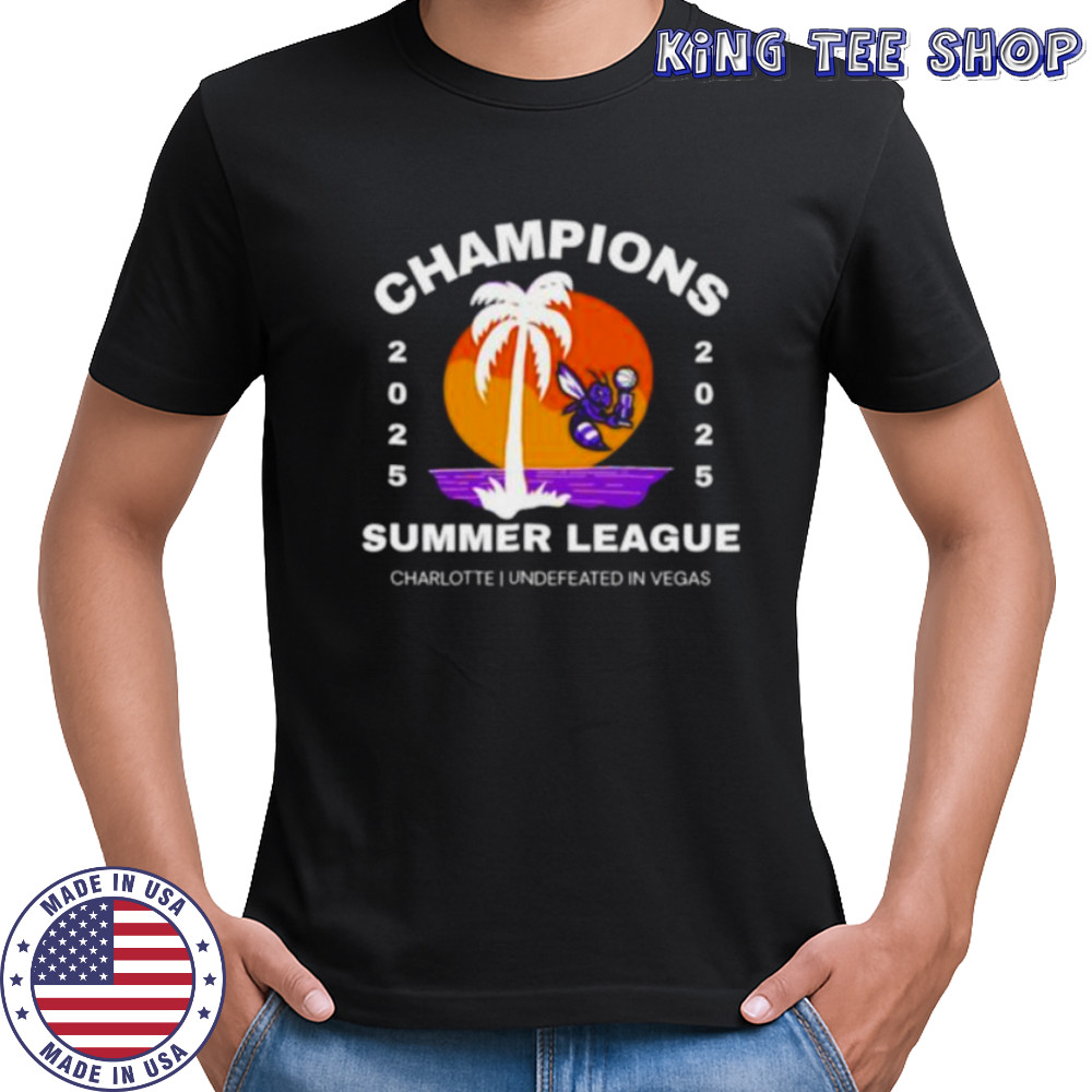 Charlotte Hornets NBA Summer League Champions 2025 shirt