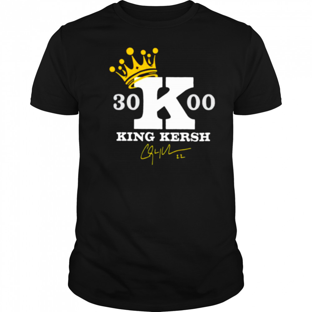 Clayton Kershaw 3000 Career Strikeouts King Kersh signature shirt