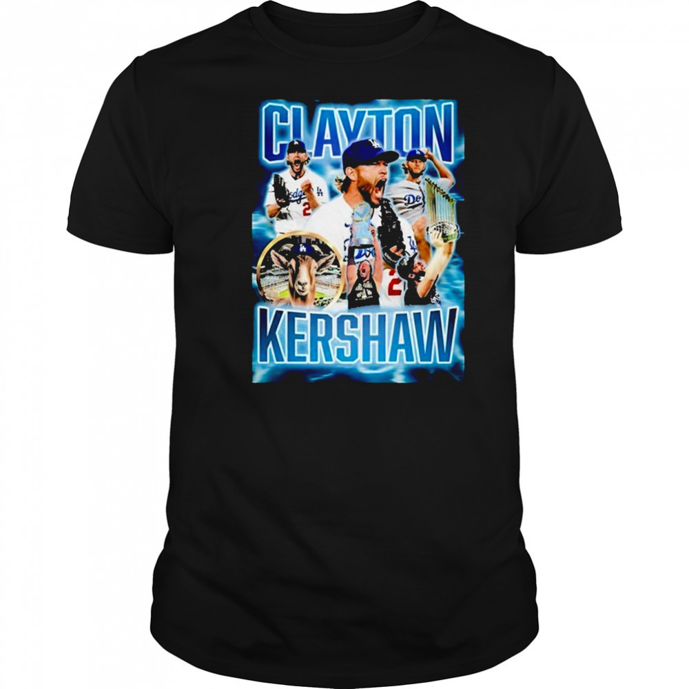 Clayton Kershaw The Goat Blk T-shirt