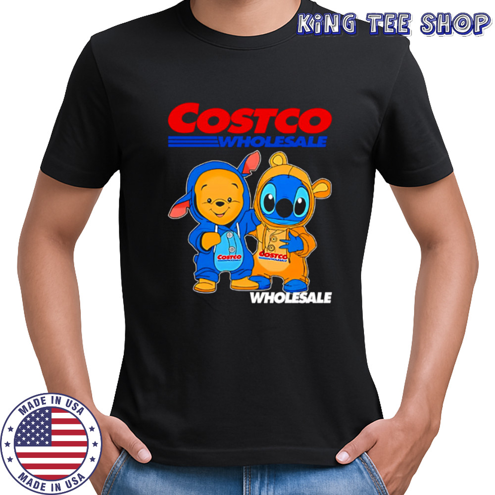 Costco wholesale pooh and stitch friends shirt