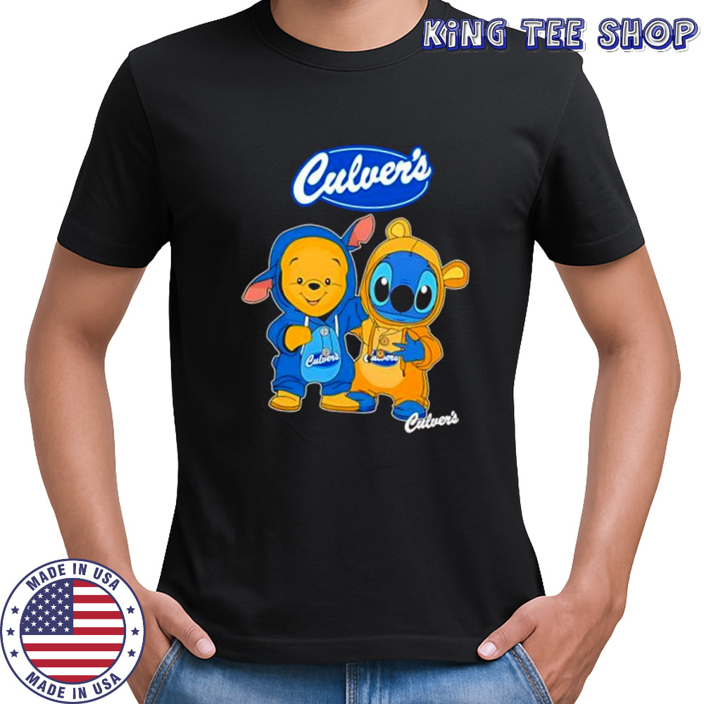 Culver’s pooh and stitch friends shirt