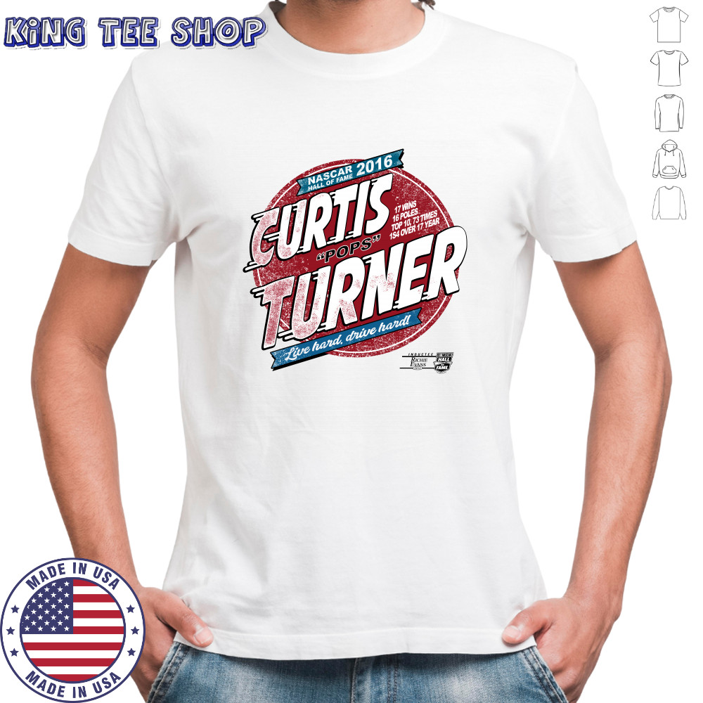 Curtis Turner NASCAR Hall of Fame shirt