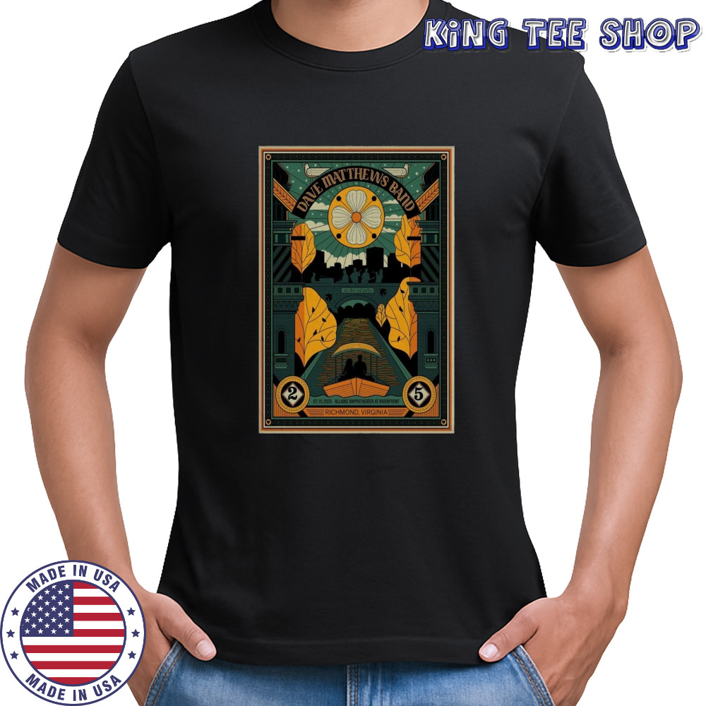 Dave Matthews Band 7-15-2025 Richmond VA Poster T-Shirt