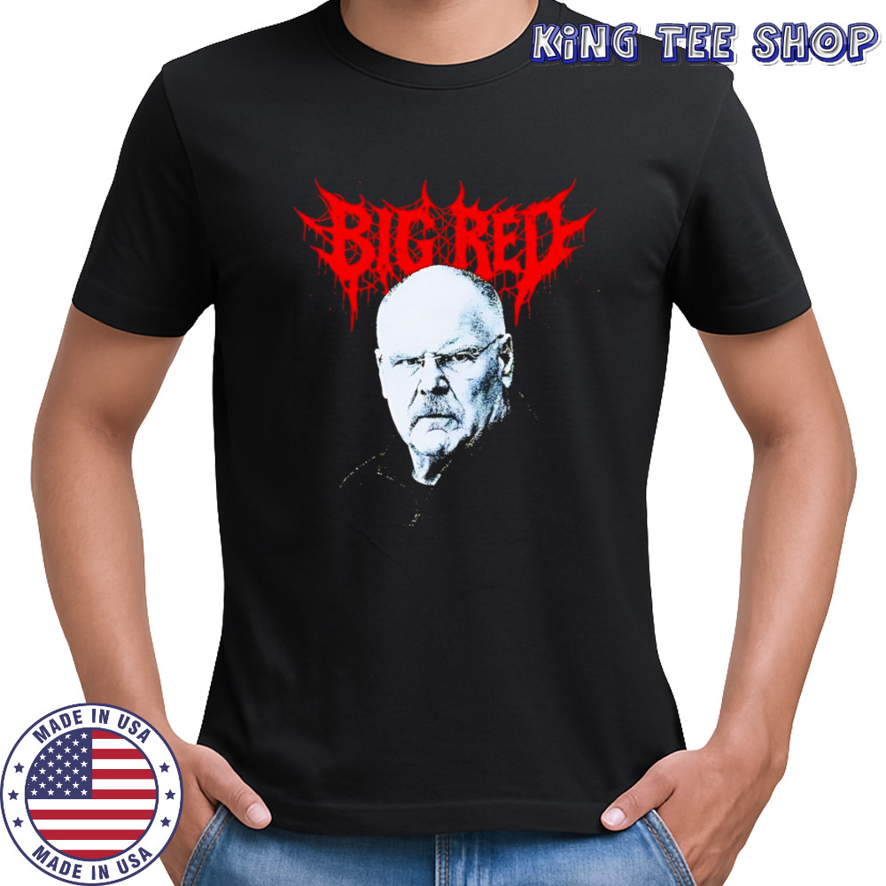 Death Metal Big Red Andy Reid Kansas City Chiefs coach NFL Football shirt