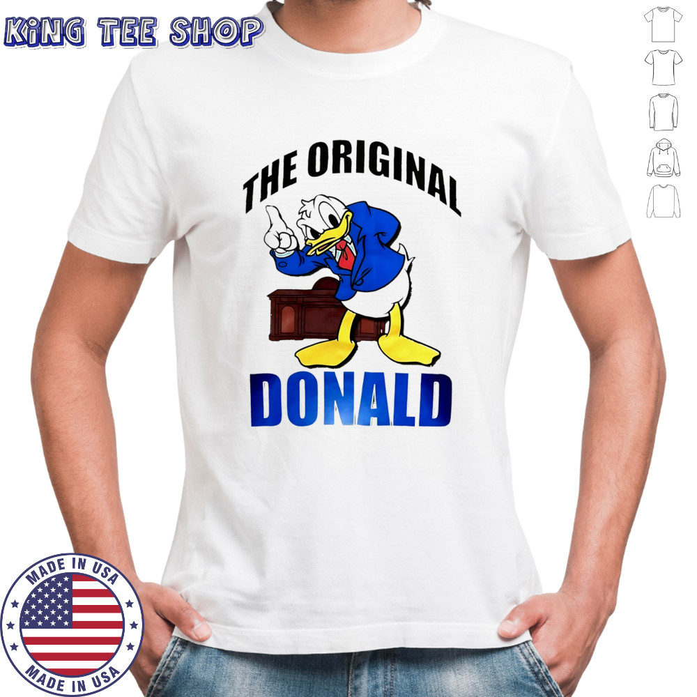 Donald Duck Beige Disney The Original Donald cartoon shirt