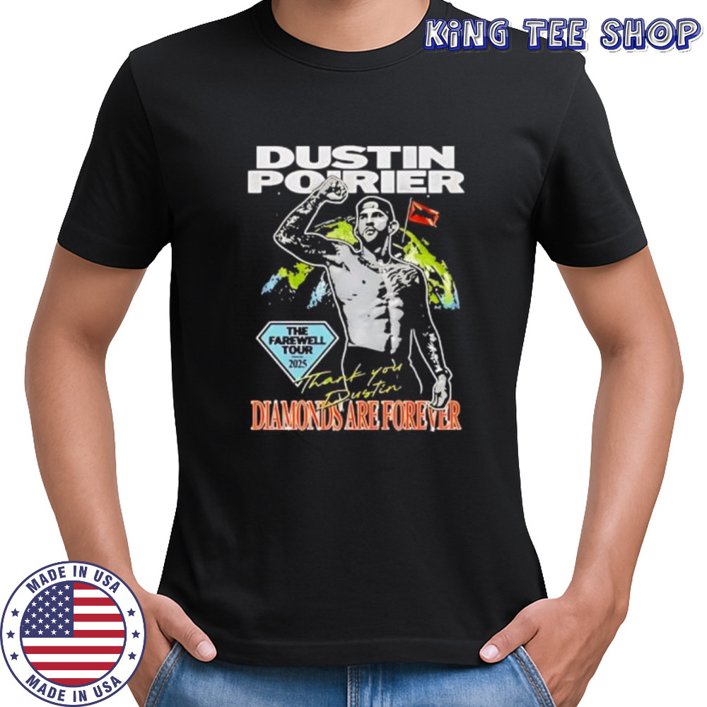Dustin Poirier farewell shirt