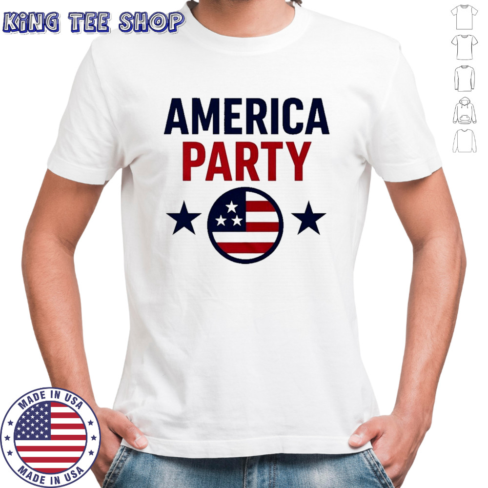 Elon Musk America Party Supporter T-Shirt