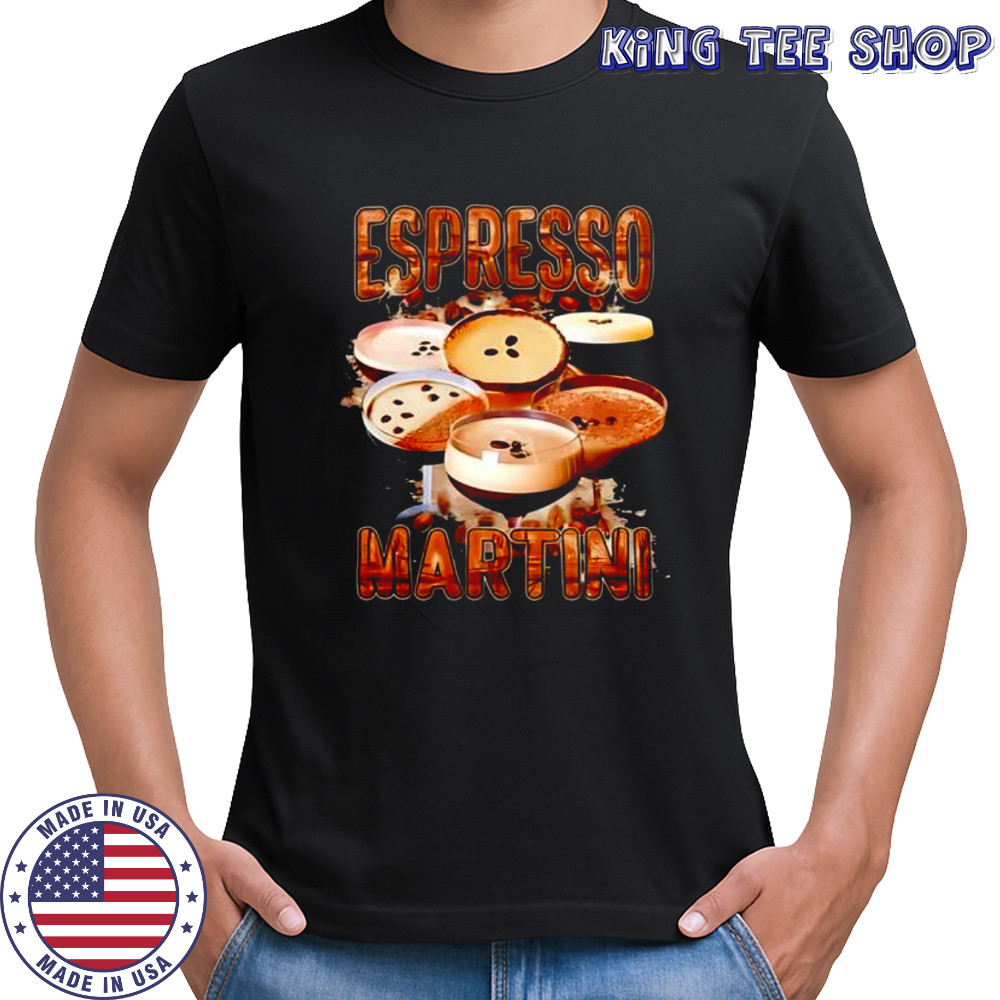 Espresso Martini cocktail retro shirt