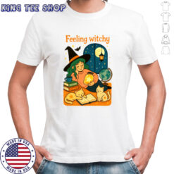 Feeling Witchy Magical Cozy Night Vibes Shirt