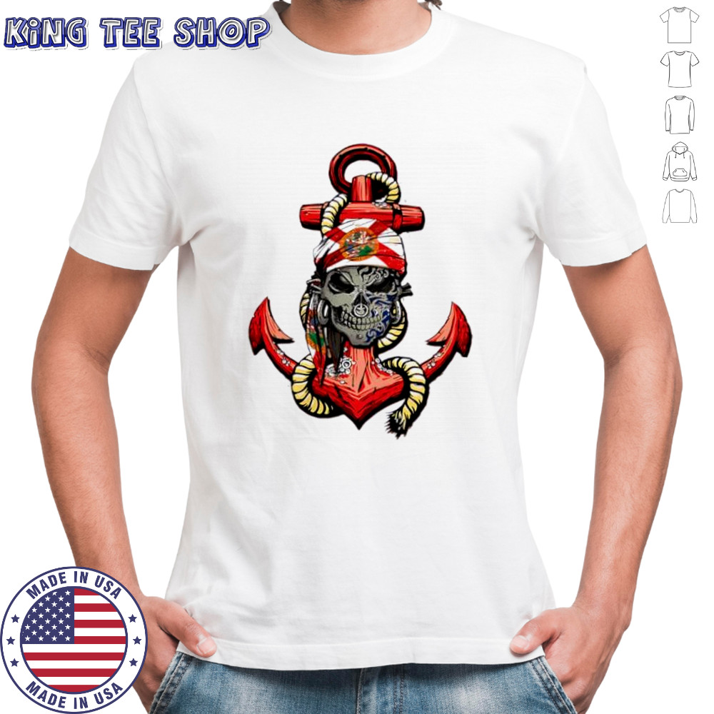 Florida Jolly Roger Short Sleeve Performance shirt